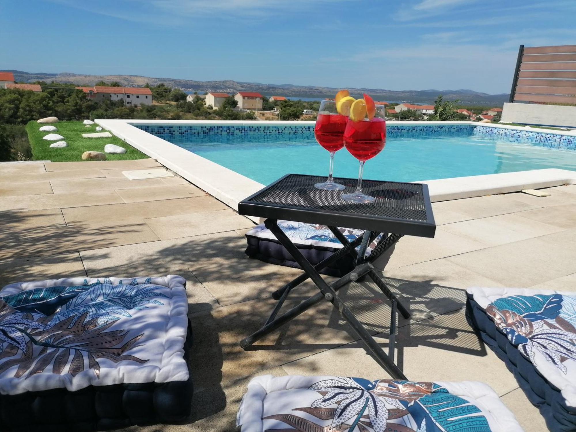 Villa Scolopax Rusticola Skradin With Heated Pool Luaran gambar