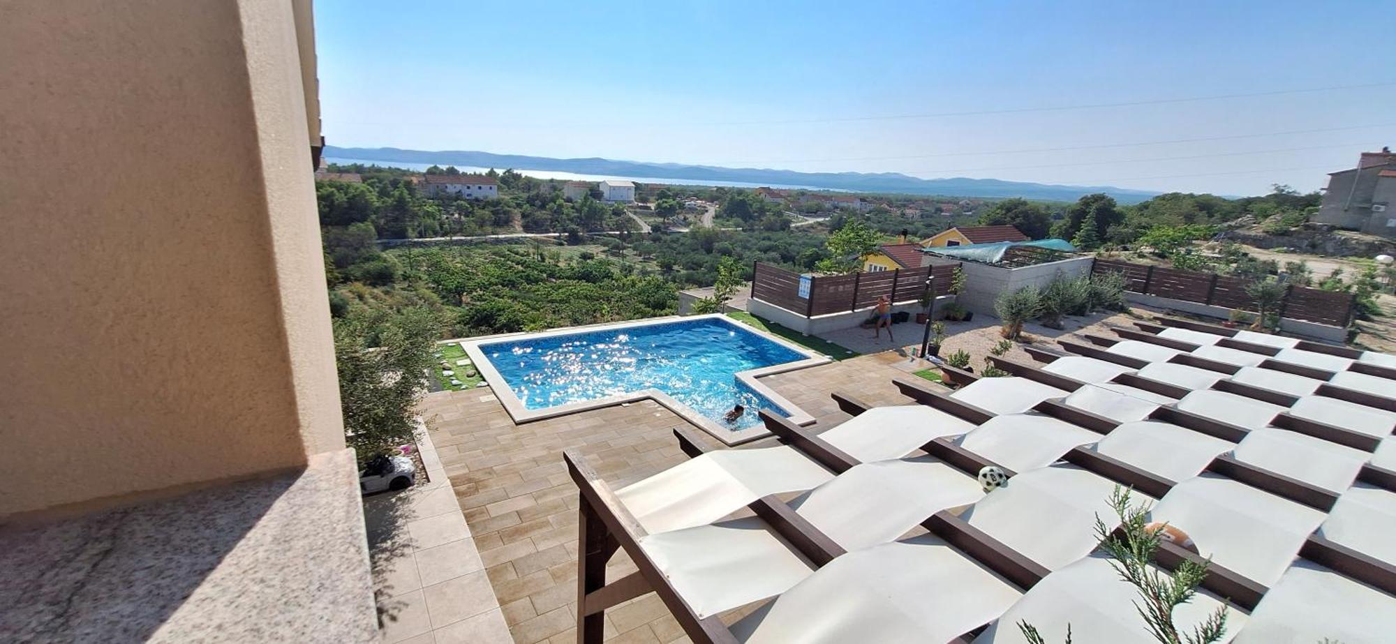 Villa Scolopax Rusticola Skradin With Heated Pool Luaran gambar